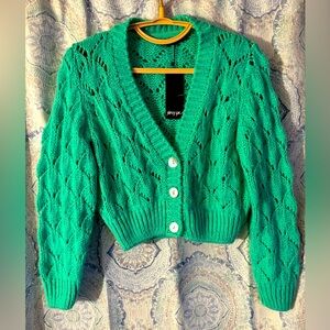 Mint green sweater from Nasty Gal, new with tags.